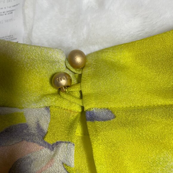 Gianni Versace Sheer Mock Neck Blouse Made in Italy Size Medium - Picture 7 of 10